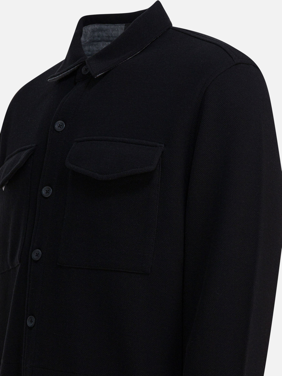 Vince Cotton overshirt jacket Blue