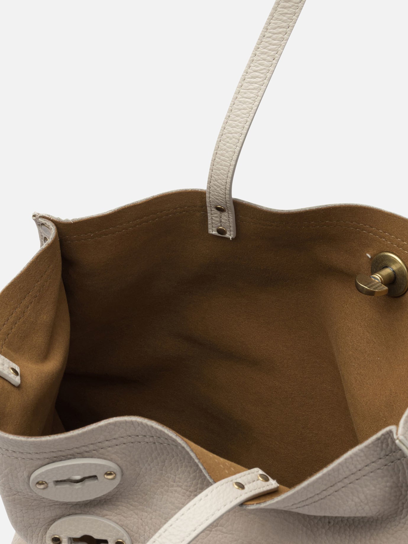Medium bags 100% calfskin Beige - Zanellato Women | PDP | VIETTI Online Store | Zoom-Modal_5