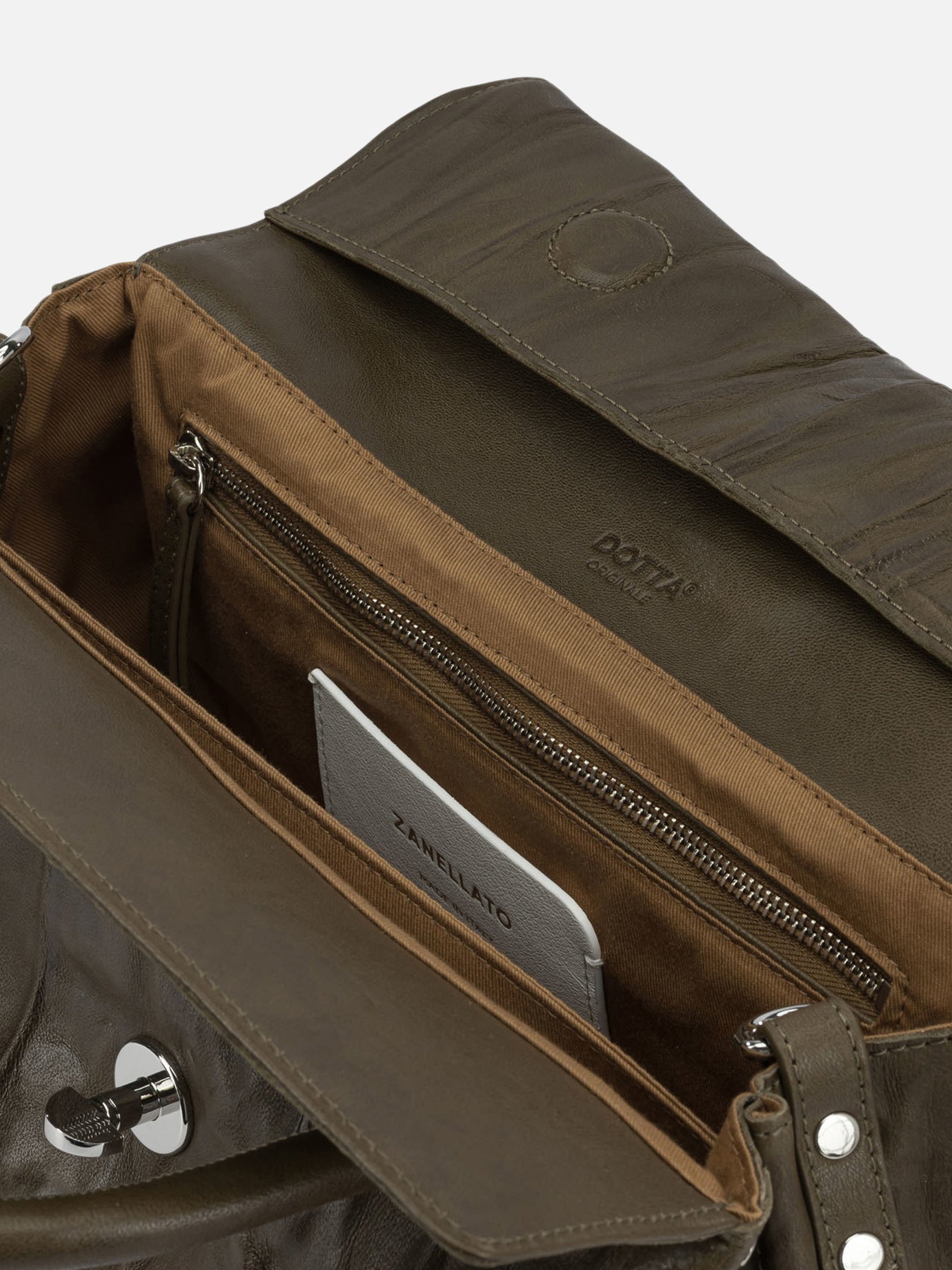 Medium bags 100% leather Green - Zanellato Women | PDP | VIETTI Online Store | Zoom-Modal_5