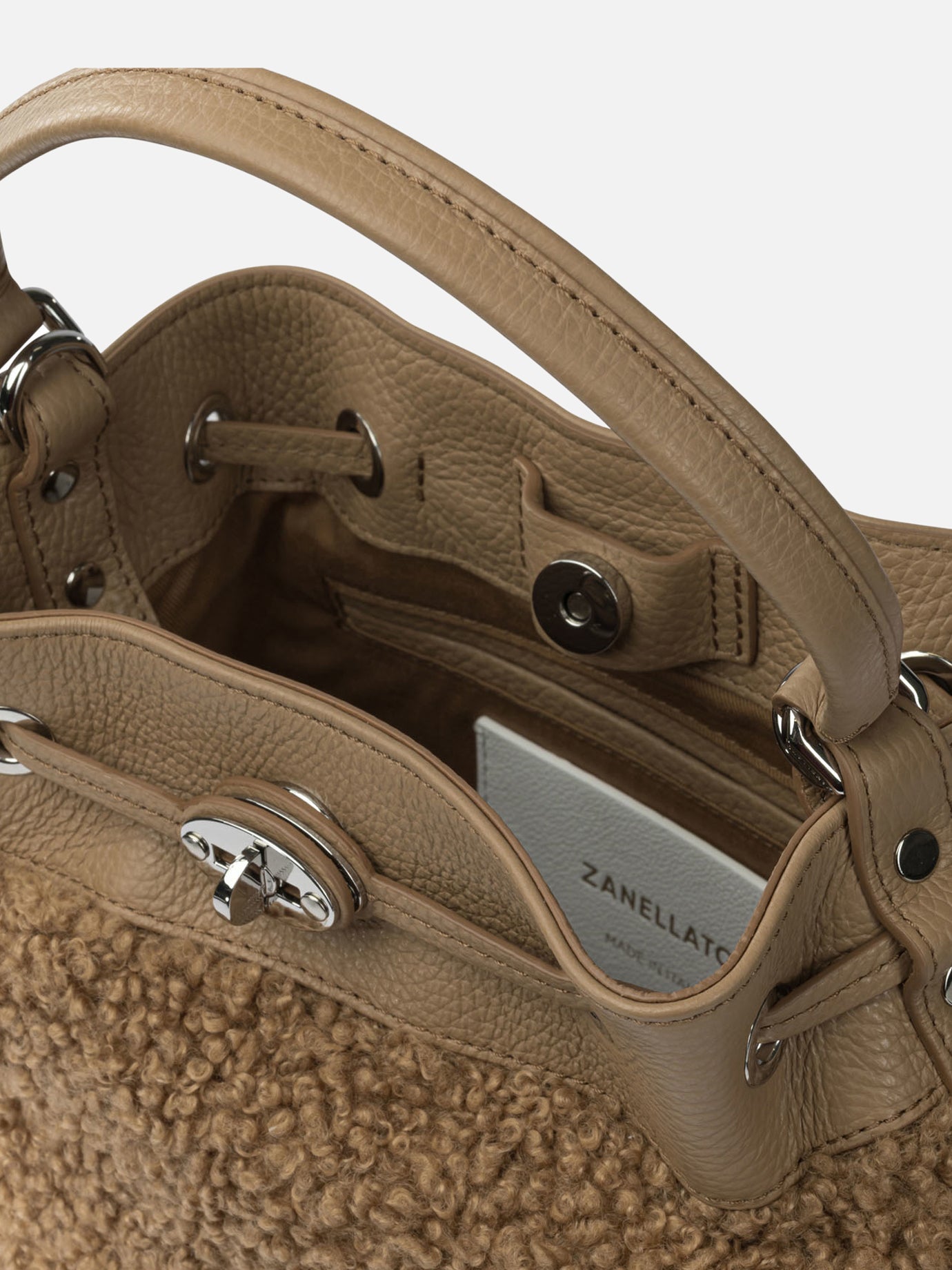 Small bags 100% leather Brown - Zanellato Women | PDP | VIETTI Online Store | Zoom-Modal_5