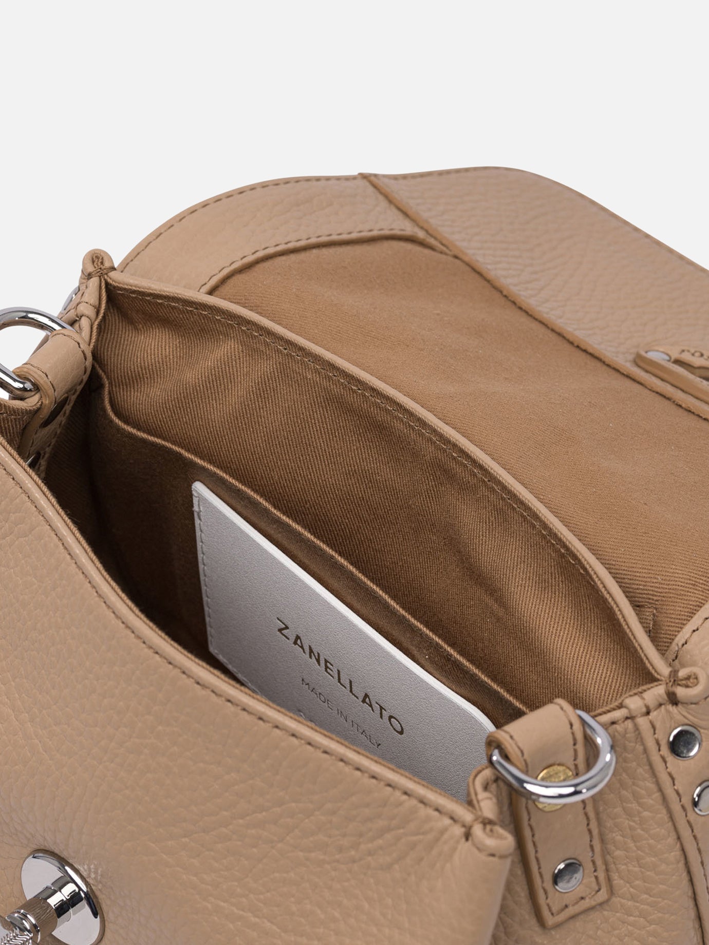 Small bags 100% leather Beige - Zanellato Women | PDP | VIETTI Online Store | Zoom-Modal_5