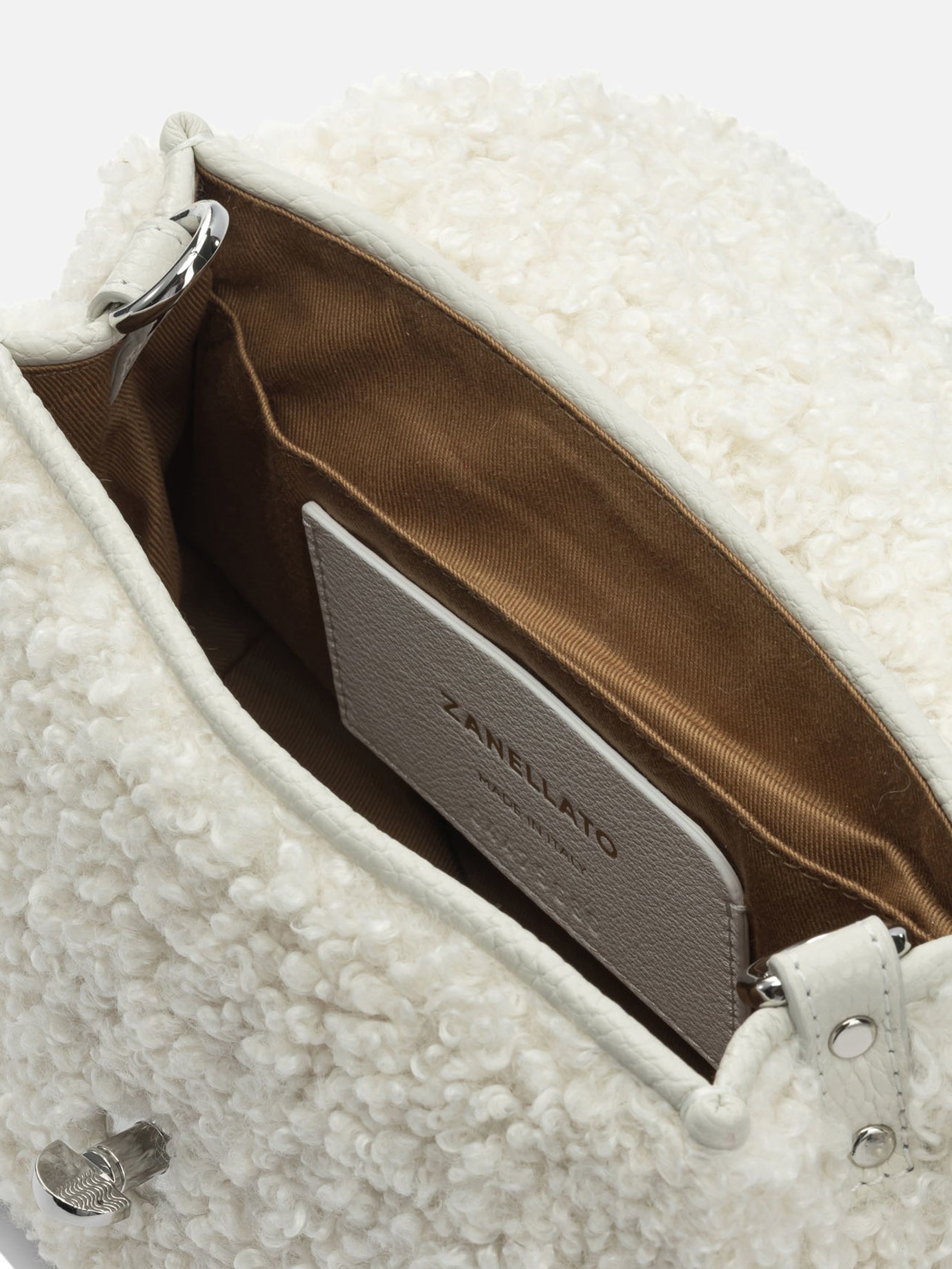 Borse piccole 100% fabric - 100% leather Bianco - Zanellato Donna | PDP | VIETTI Online Store | Zoom-Modal_5