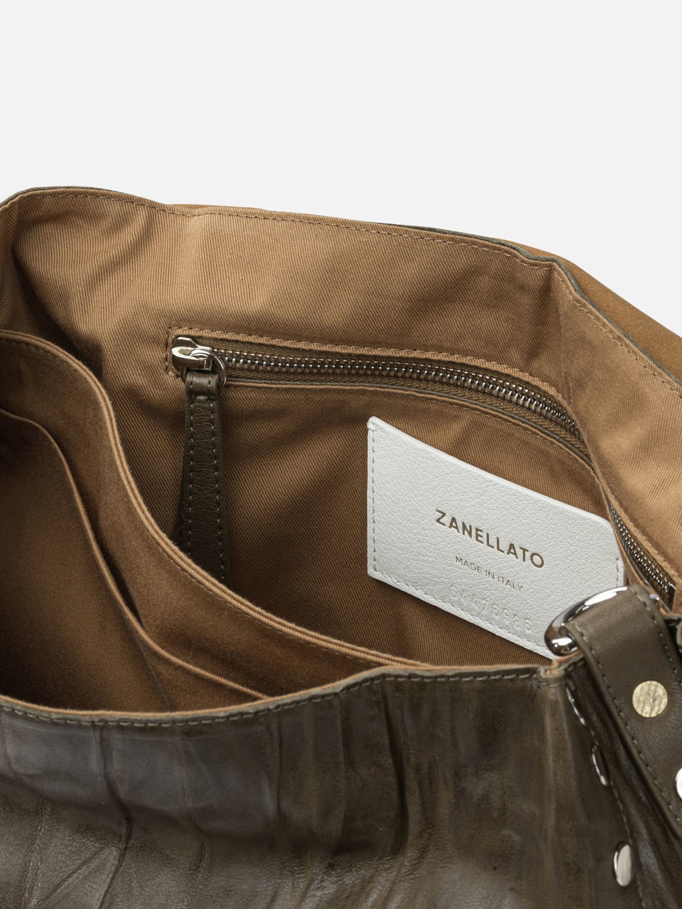 Medium bags 100% leather Green - Zanellato Women | PDP | VIETTI Online Store | Zoom-Modal_5