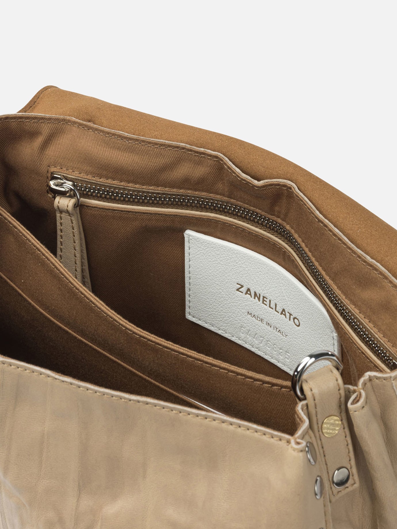 Small bags 100% lambskin Beige - Zanellato Women | PDP | VIETTI Online Store | Zoom-Modal_5