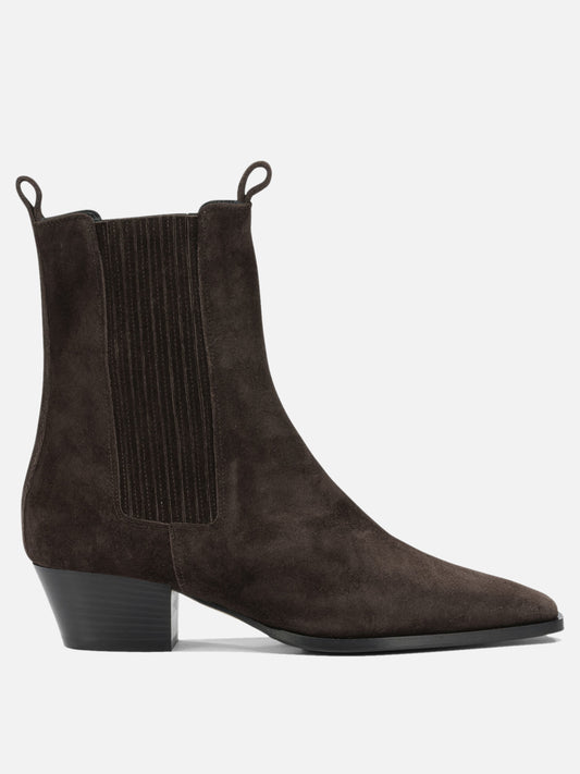 Aeyde "Agata" Pull-On Ankle Boots Brown