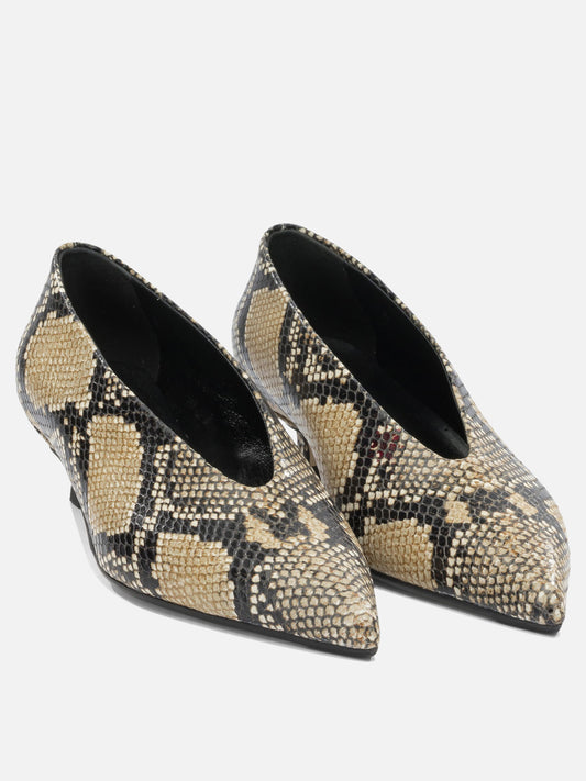 Pumps 100% calf leather - 90% leather 10% rubber Beige - Aeyde Women | PLP | VIETTI Online Store | 2
