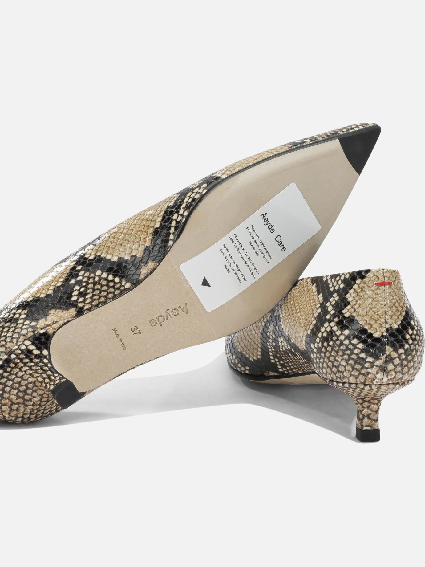 Pumps 100% calf leather - 90% leather 10% rubber Beige - Aeyde Women | PDP | VIETTI Online Store | Zoom-Modal_5