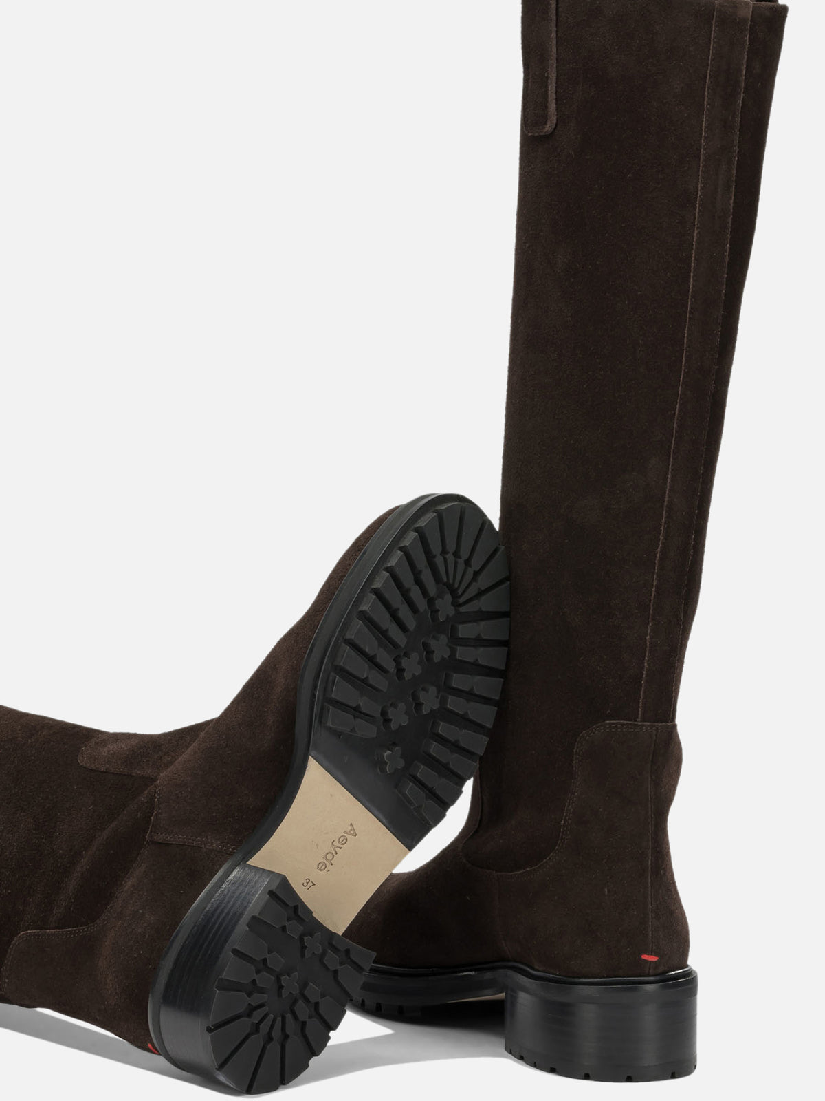 Aeyde "Henry" Knee-High Boots Brown