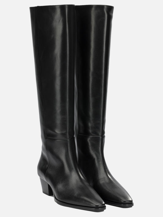 Aeyde "Medea" Knee-High Boots Black