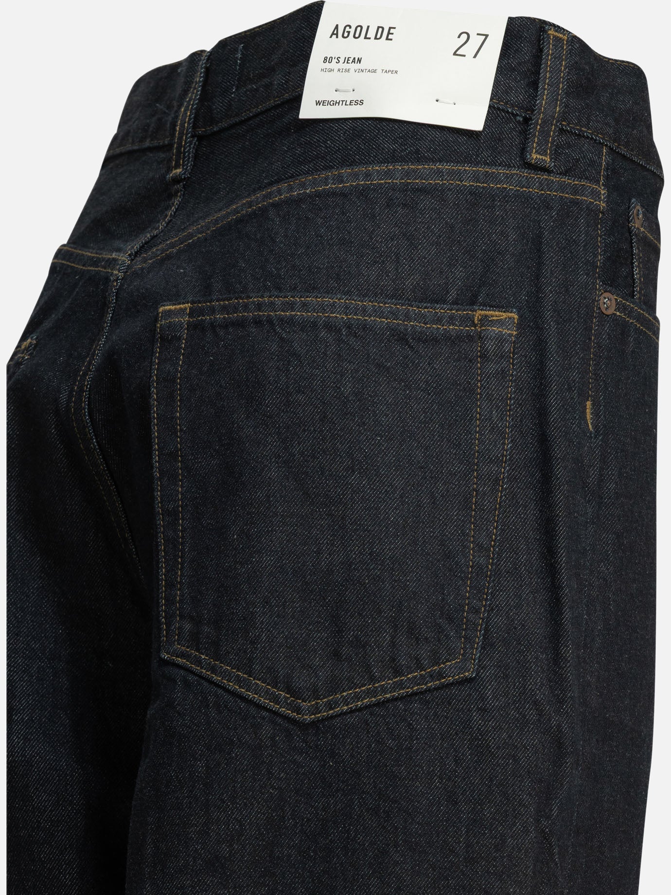 Straight-leg jeans Solid colour Blue - Agolde Women | PDP | VIETTI Online Store | Zoom-Modal_4
