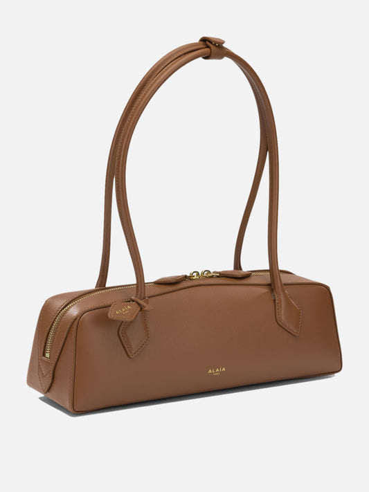 Alaïa "Le Teckel" Medium Shoulder Bag Brown