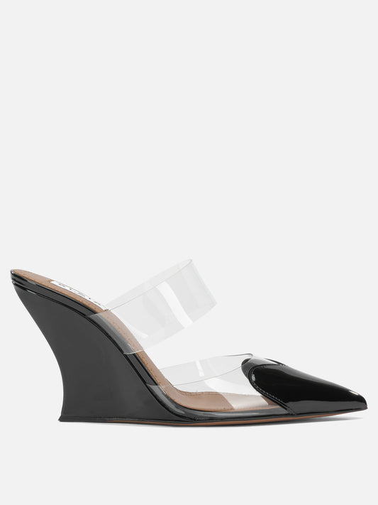 Alaïa "Le Coeur 90MM" Mules Black