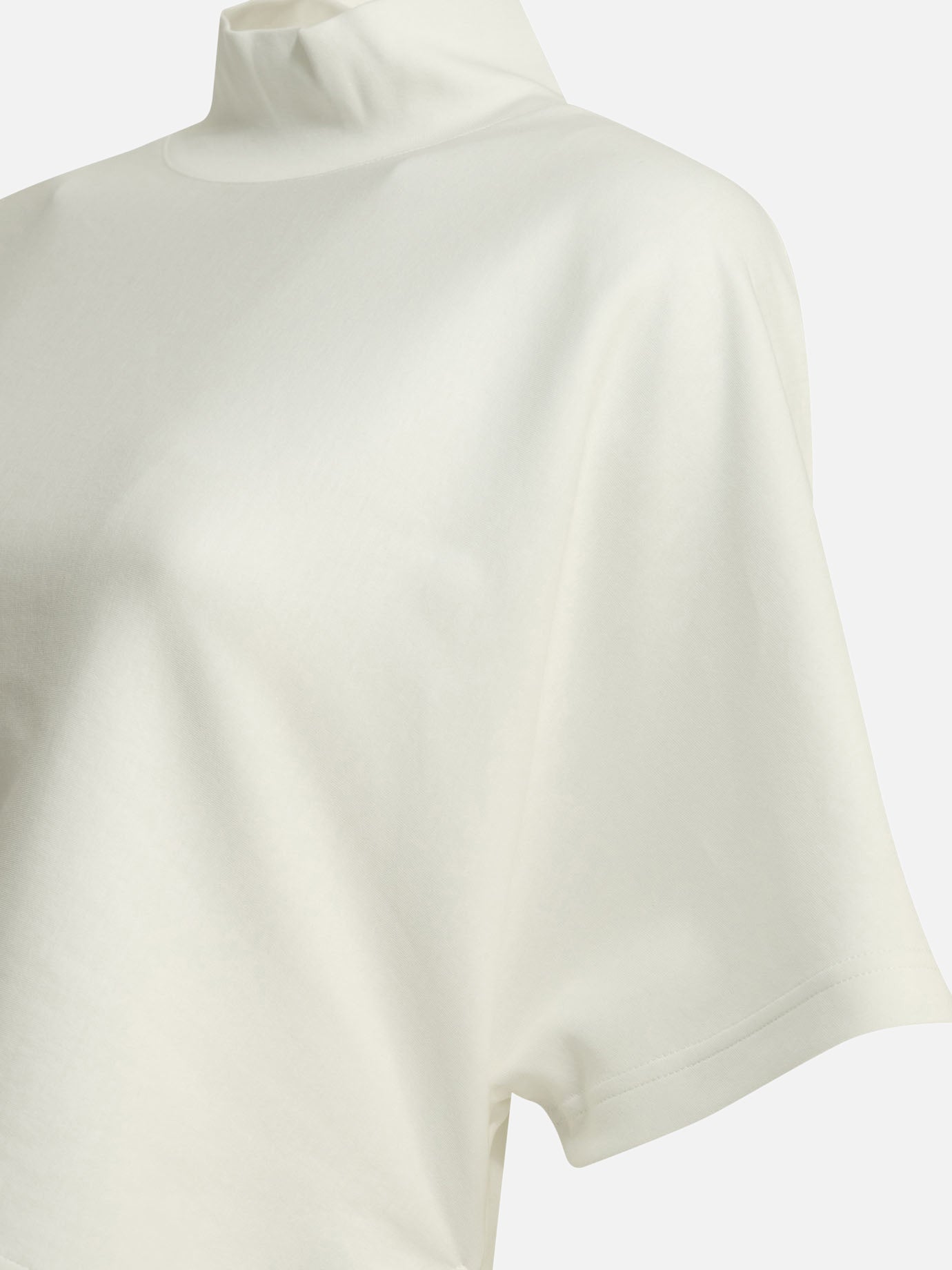 Mock neck t-shirts Solid colour White - Alaïa Women | PDP | VIETTI Online Store | Zoom-Modal_6