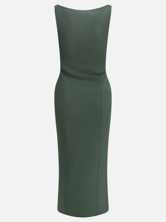 Alaïa "Body Conscious" Midi Dress Green
