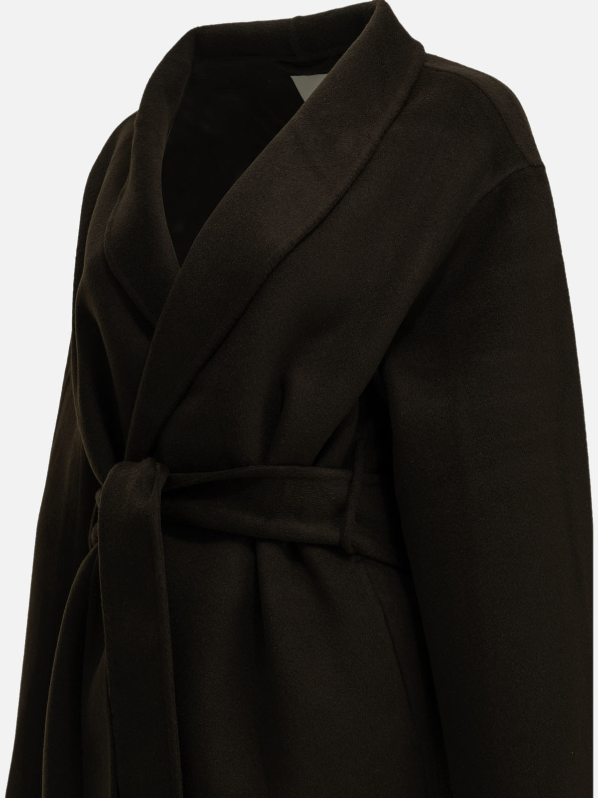 Almada Label "Mara" Long Coat Brown
