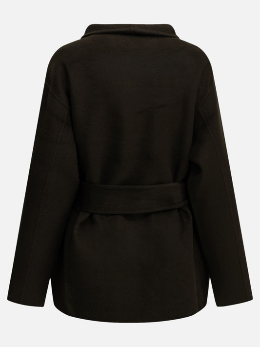 Almada Label "Noorie" Short Coat Brown