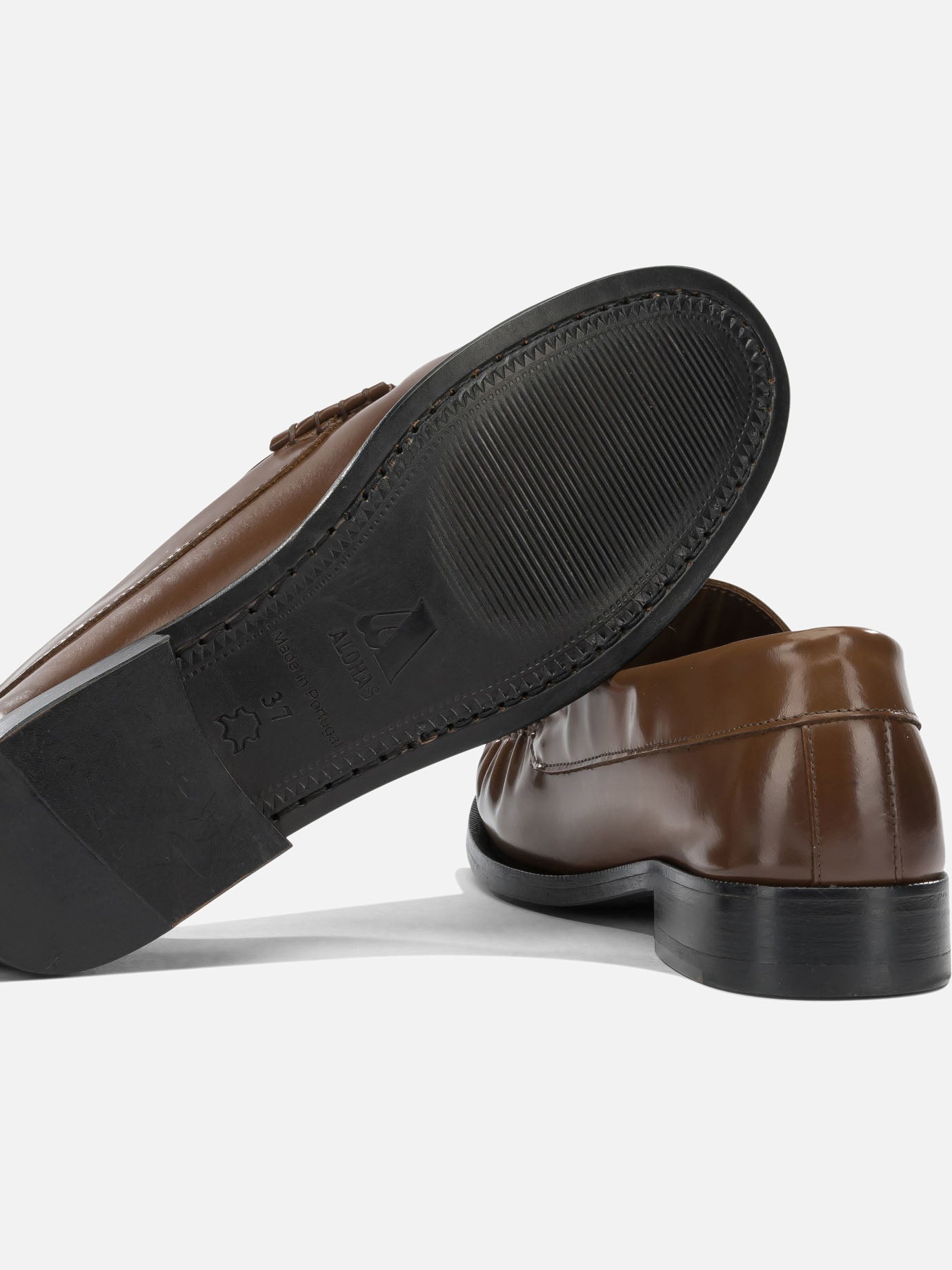 Loafers 100% cow leather - 100% cow leather Brown - Alohas Women | PDP | VIETTI Online Store | Zoom-Modal_5