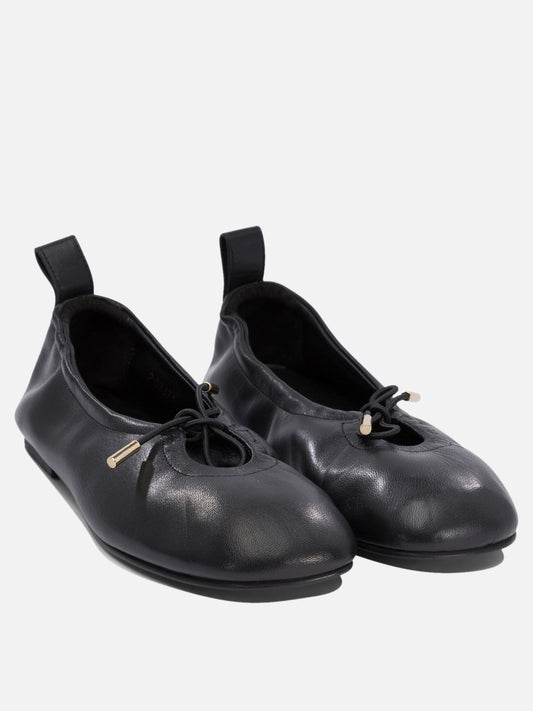 Classic ballet flats 100% sheep leather - 100% thermoplastic polyurethane Black - Alohas Women | PLP | VIETTI Online Store | 2