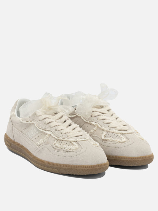 Low top sneakers 100% cow leather - 100% rubber White - Alohas Women | PLP | VIETTI Online Store | 2