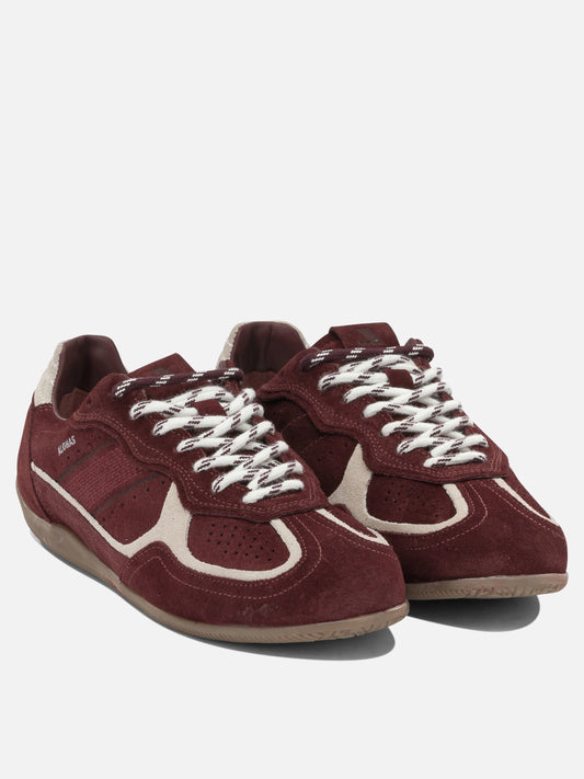 Low top sneakers 100% cow leather - 100% rubber Bordeaux - Alohas Women | PLP | VIETTI Online Store | 2