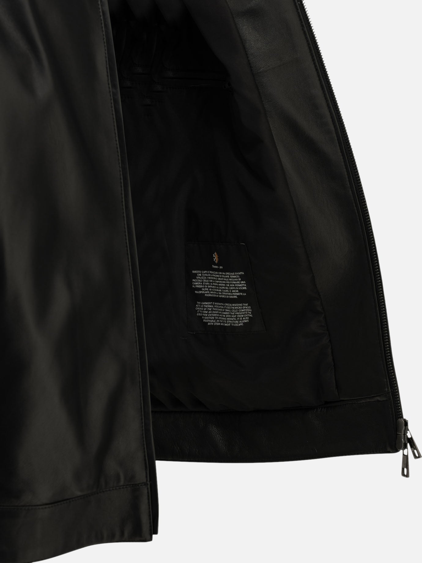 Leather jackets Solid colour Black - Altum Men | PDP | VIETTI Online Store | Zoom-Modal_4