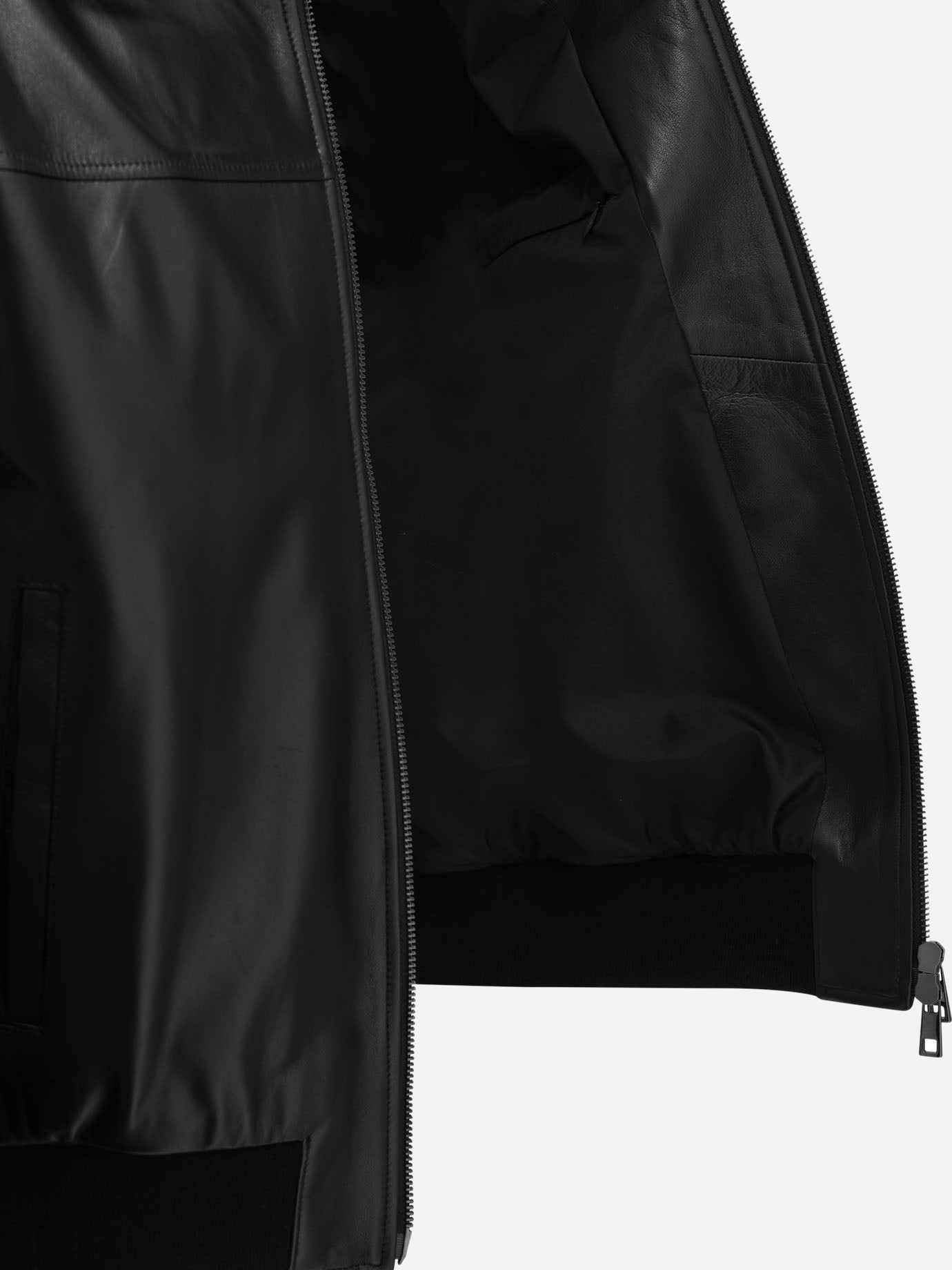 Leather jackets Solid colour Black - Altum Men | PDP | VIETTI Online Store | Zoom-Modal_6