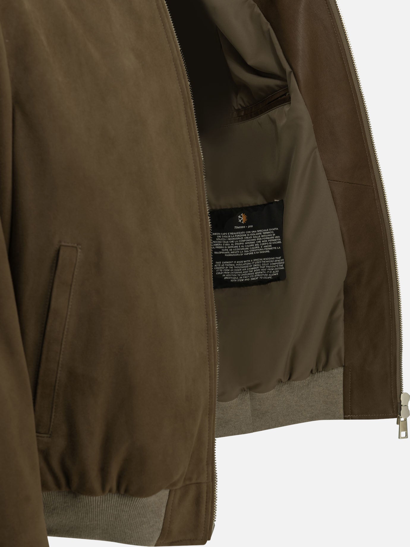 Leather jackets Solid colour Beige - Altum Men | PDP | VIETTI Online Store | Zoom-Modal_6