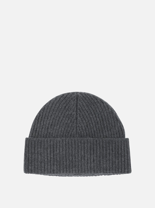 Ami Paris Merino wool beanie Grey
