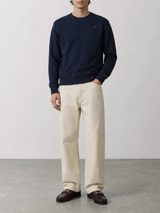 Crewnecks Logo Blue - Ami Paris Men | PLP | VIETTI Online Store | 2