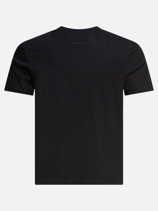 Crewneck t-shirts Logo Black - Ami Paris Men | PLP | VIETTI Online Store | 2
