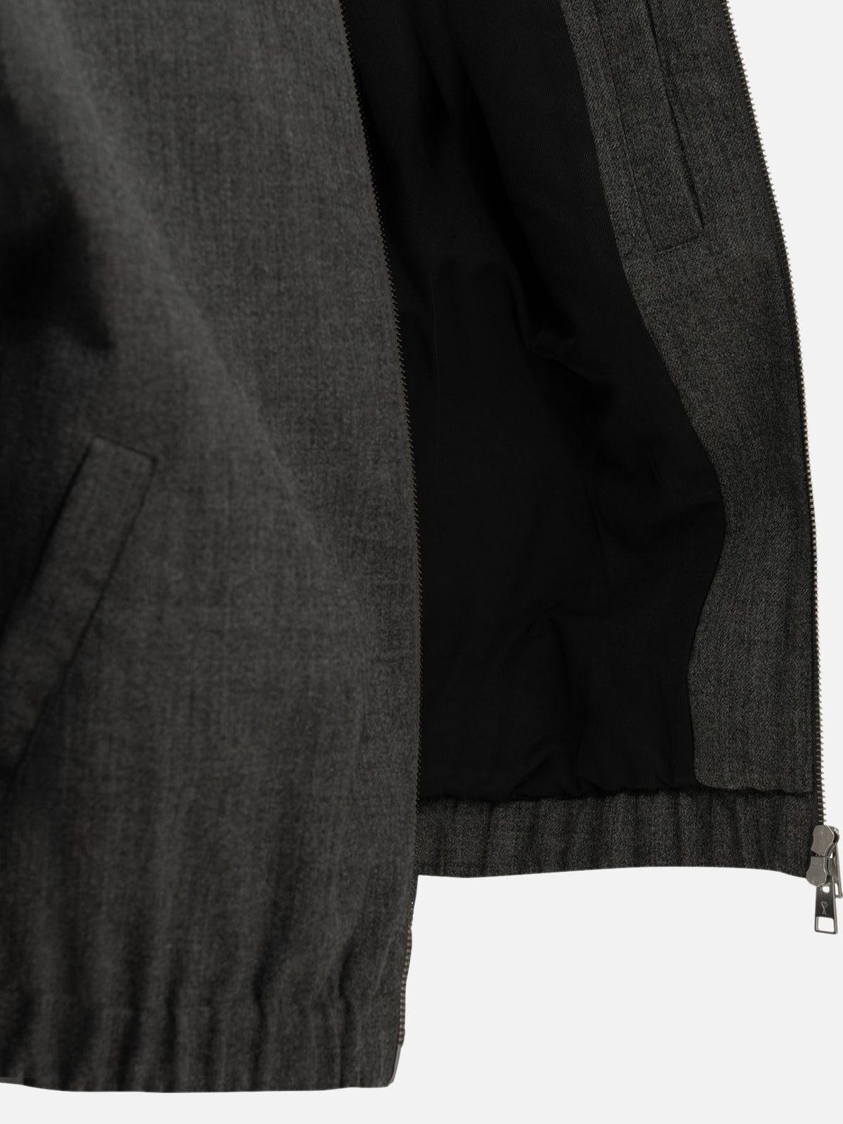 Ami Paris "Ami de Coeur" Lightweight Jacket Grey