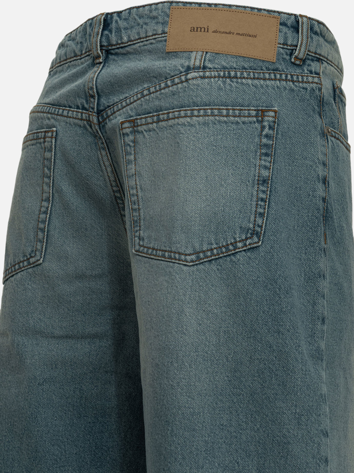 Ami Paris Wide-leg jeans Light blue
