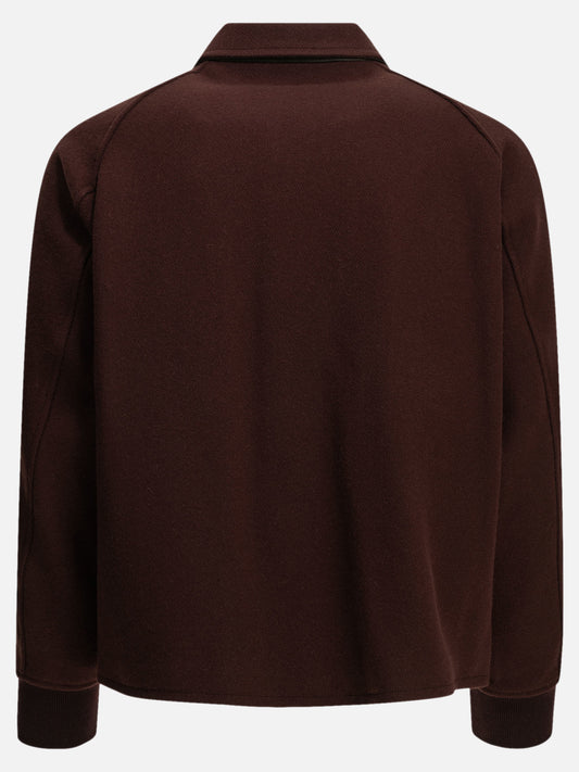 A.Presse "Coach" Bomber Jacket Bordeaux