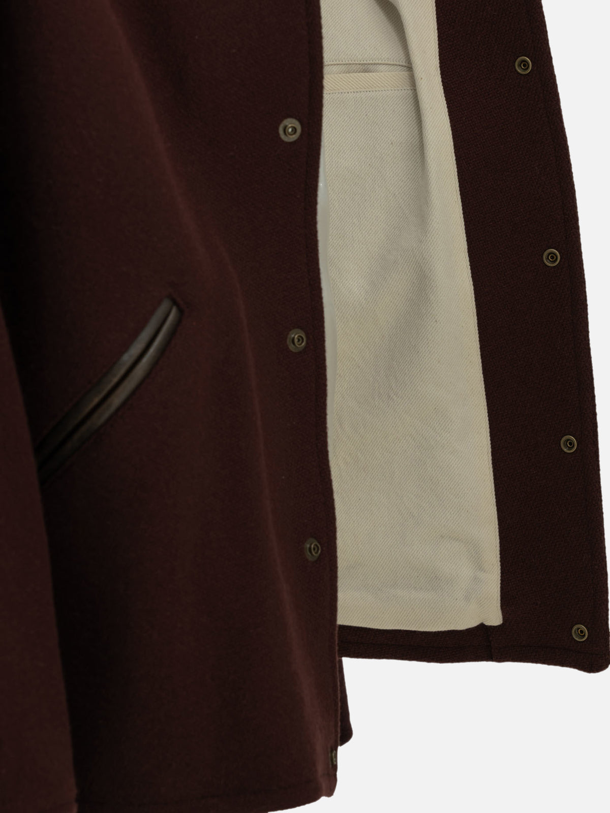 A.Presse "Coach" Bomber Jacket Bordeaux