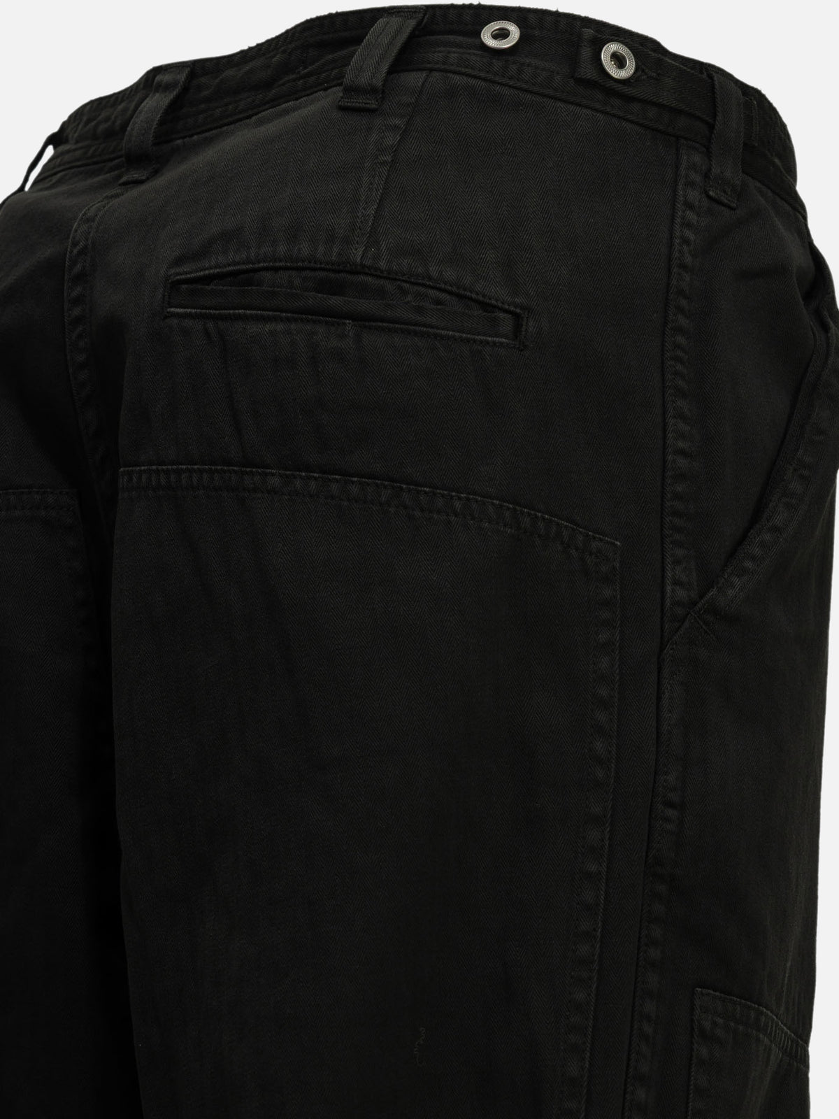 A.Presse "Double Knee" Cargo Pants Black