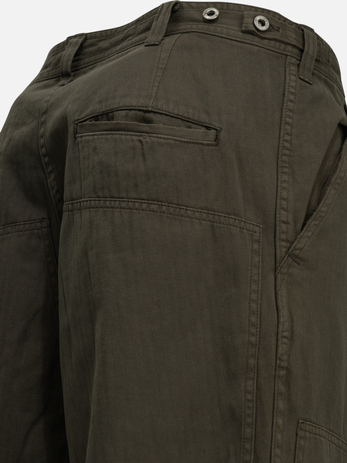 A.Presse "Double Knee" Cargo Pants Green
