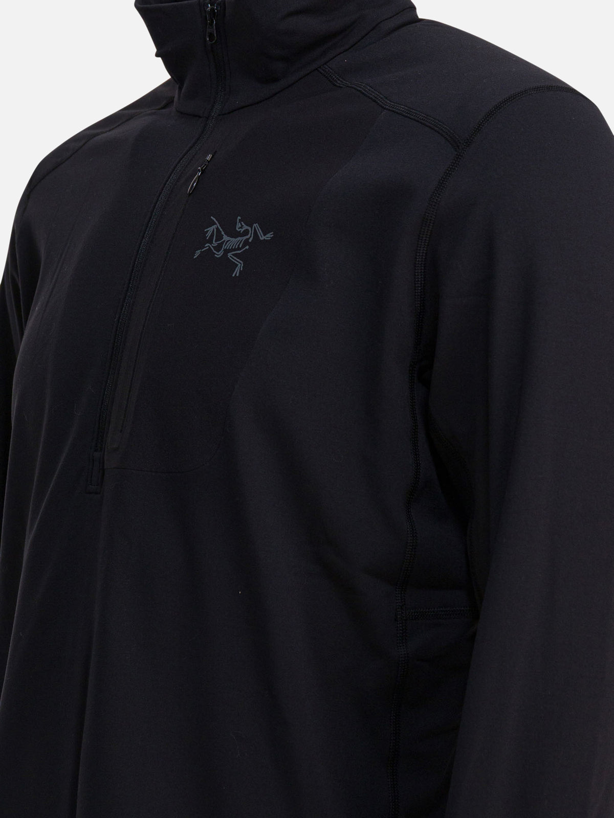 Arc'teryx "Rho LT" Half-Zip Sweatshirt Black