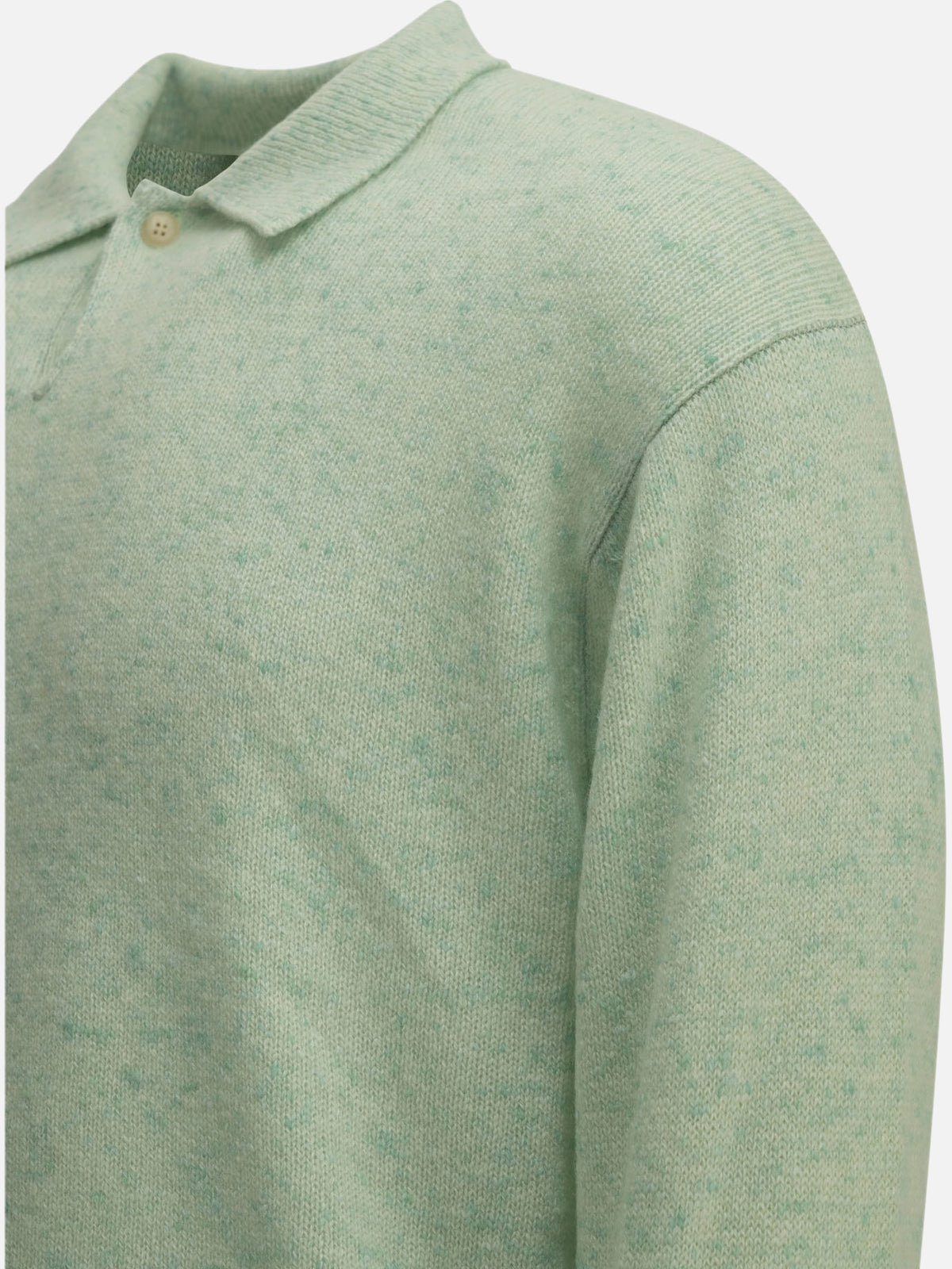 Auralee Cashmere polo sweater Green