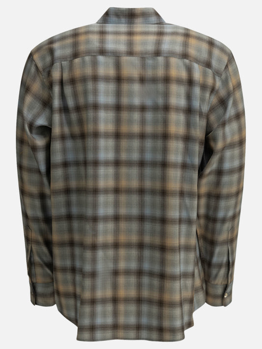 Auralee Casual wool shirt Light blue