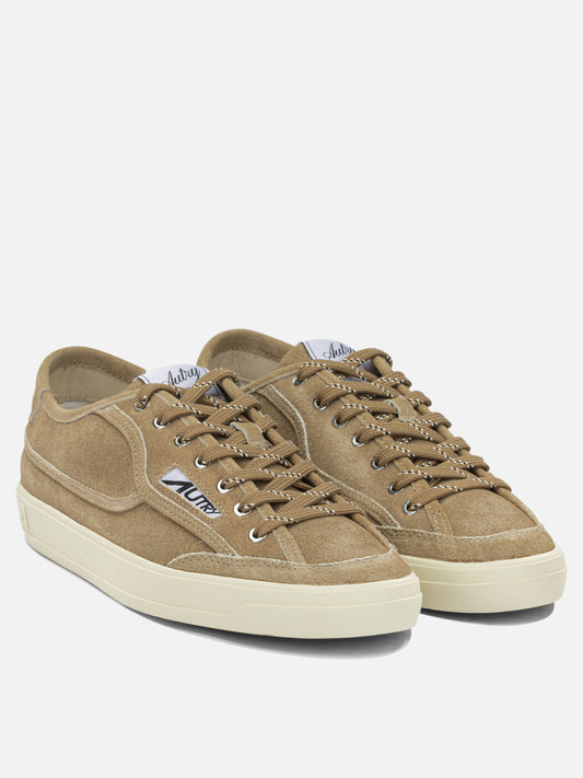 Autry "Windscape" Low-Top Sneakers Beige