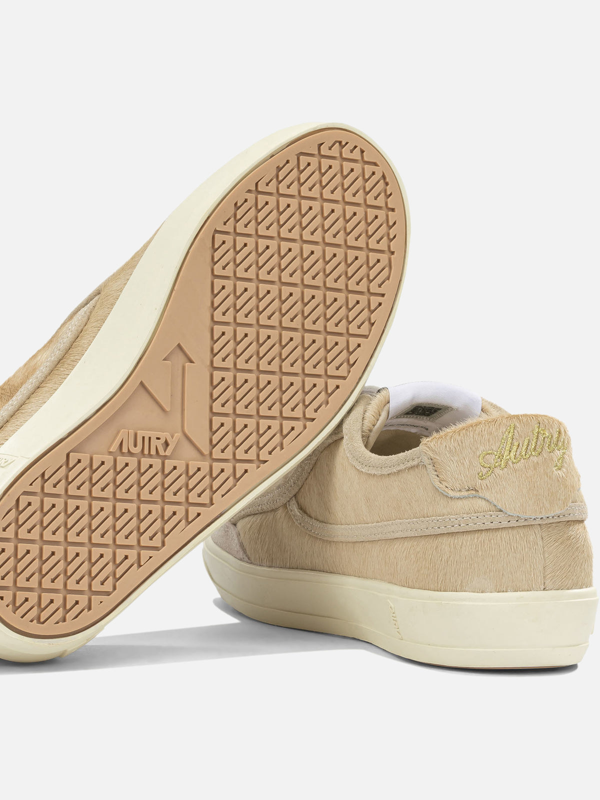 Autry "Windscape" Low-Top Sneakers Beige
