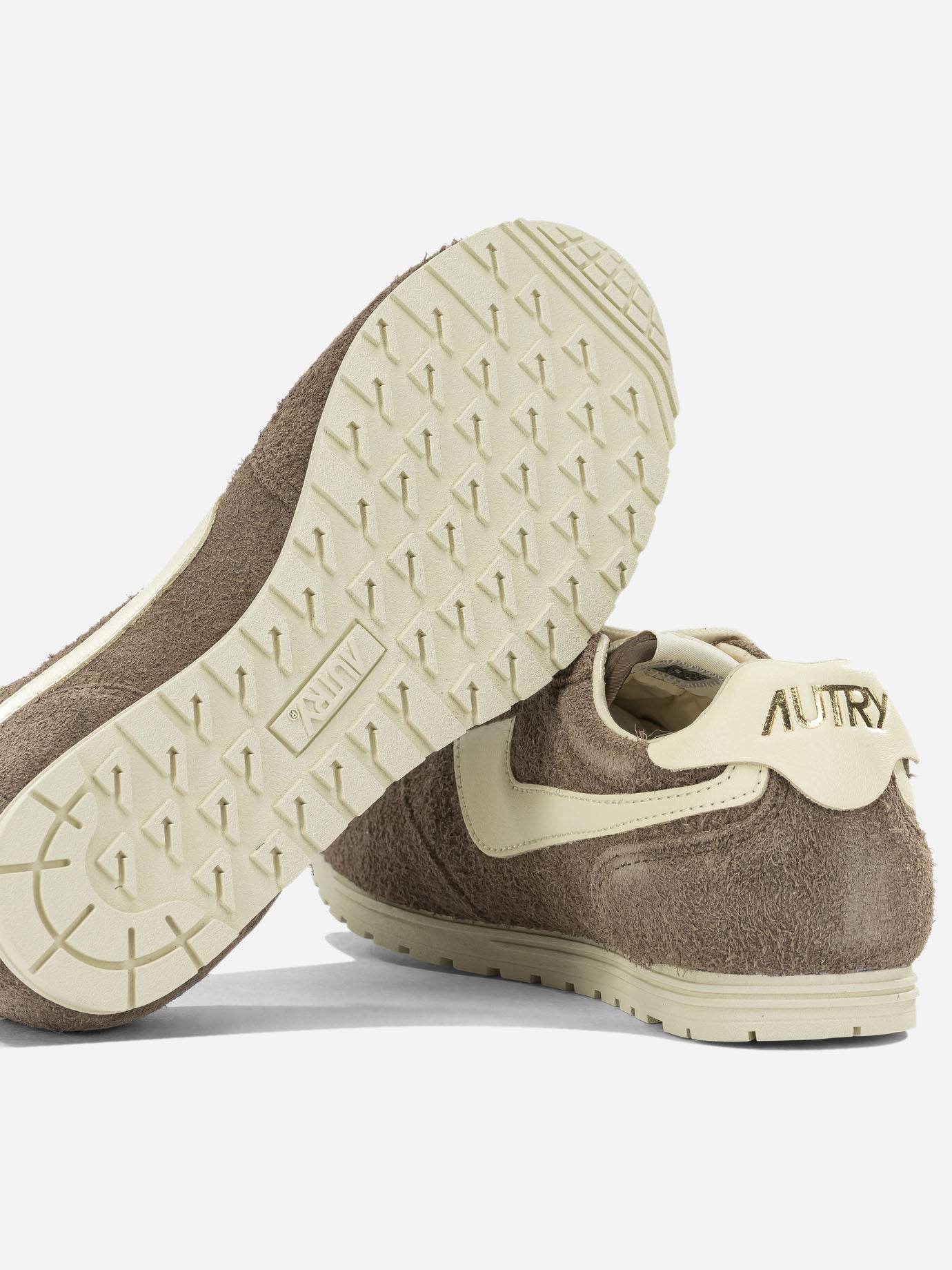 Low top sneakers 75% suede cow leather 15% cow leather 10% nylon - 100% rubber Brown - Autry Women | PDP | VIETTI Online Store | Zoom-Modal_5