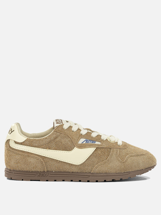 Autry "Windspin" Low-Top Sneakers Brown