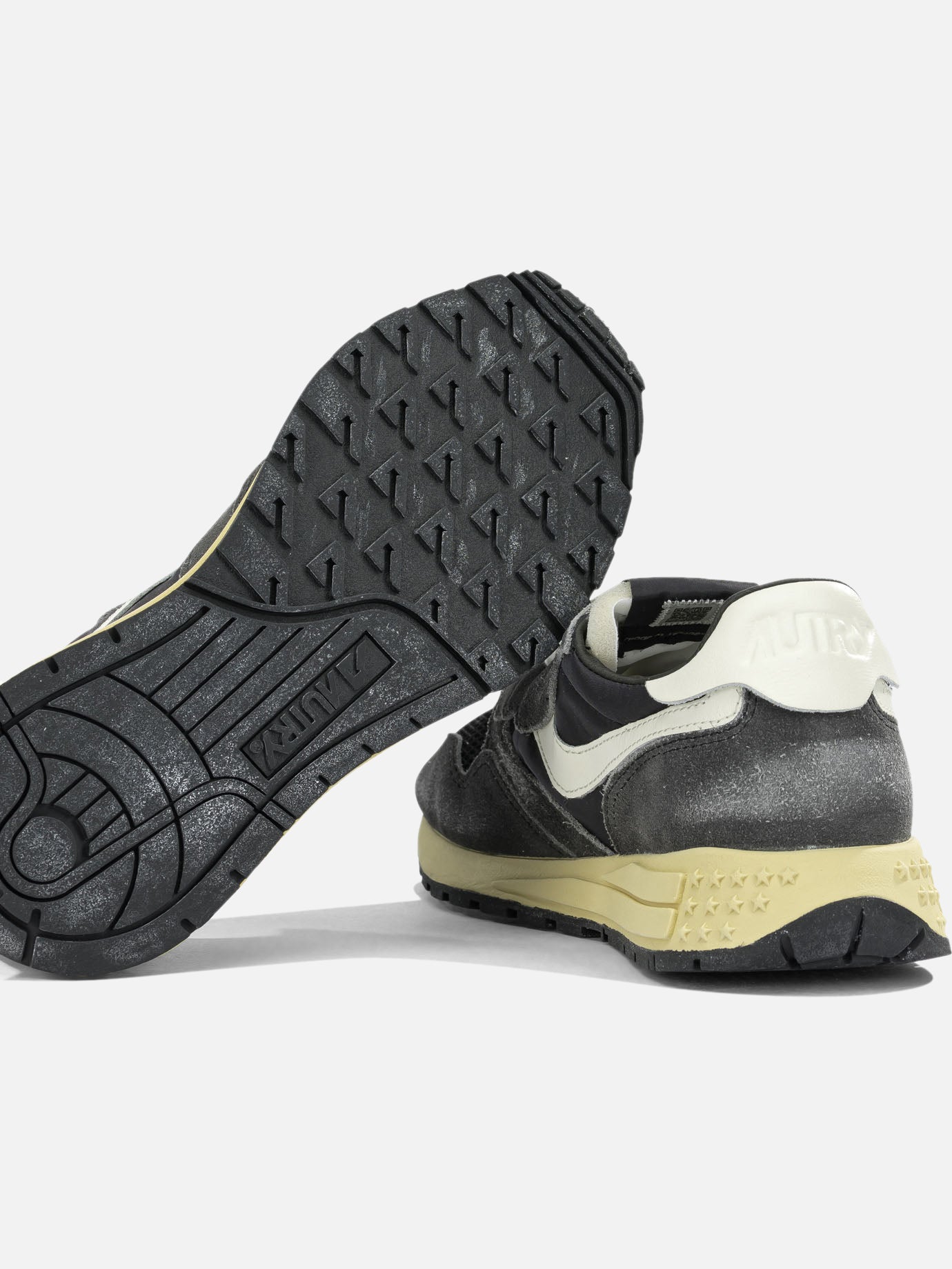 Low top sneakers 50% nylon 25 suede cow leather 15% cow leather 10% polyester - 60% phylon 40% rubber Grey - Autry Women | PDP | VIETTI Online Store | Zoom-Modal_5