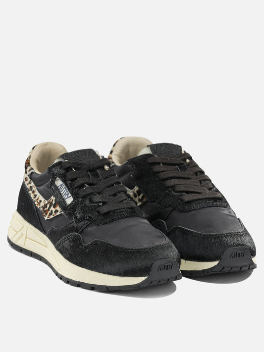 Low top sneakers 60% nylon 40% pony cow leather - 60% phylon 40% rubber Black - Autry Women | PDP | VIETTI Online Store | 2