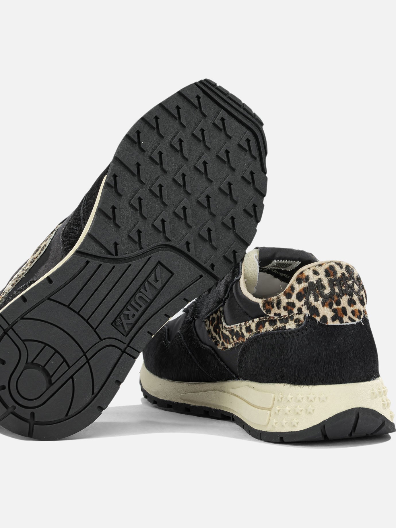 Low top sneakers 60% nylon 40% pony cow leather - 60% phylon 40% rubber Black - Autry Women | PDP | VIETTI Online Store | Zoom-Modal_5