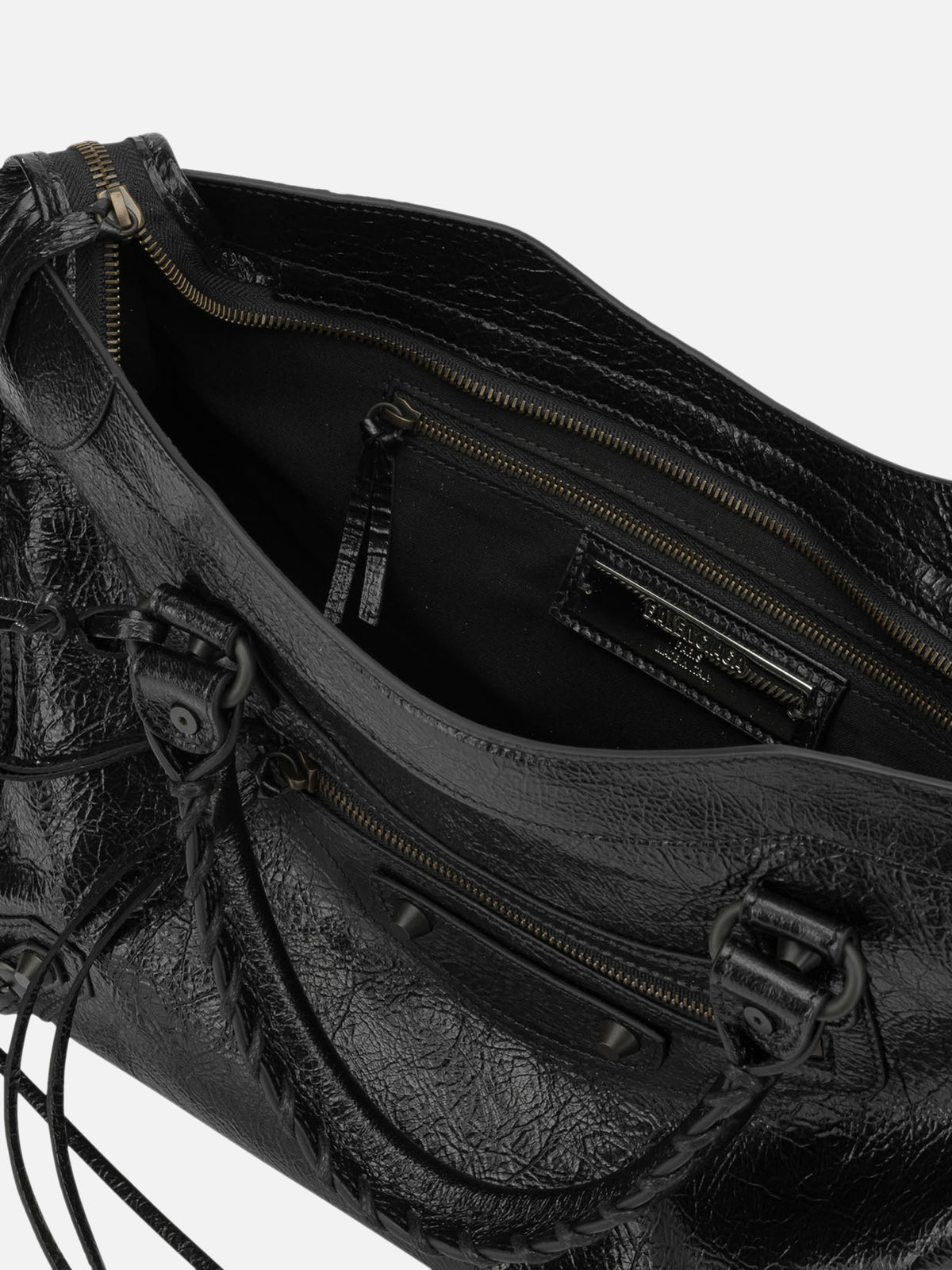 Balenciaga "Le City" Medium Shoulder Bag Black