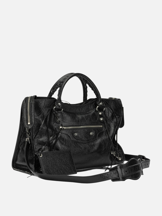 Balenciaga "Le City" Medium Shoulder Bag Black