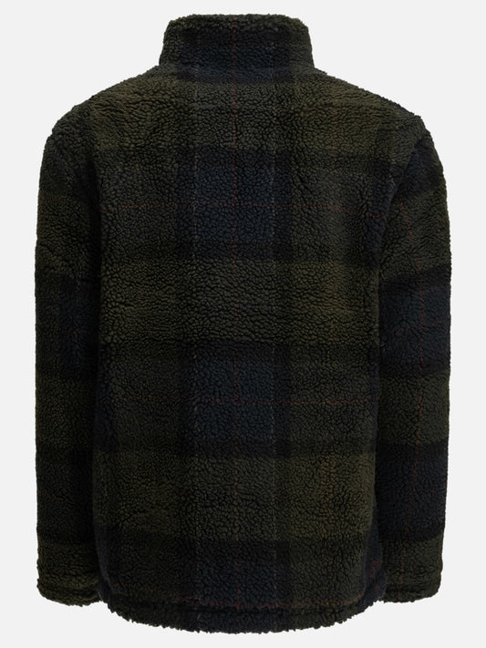 Barbour "Tartan Fleece" Fleece Jacket Black