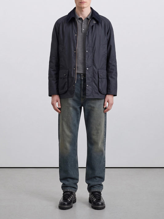 Quilted & Utility Jackets Logo Blue - Barbour Men | PLP | VIETTI Online Store | 2